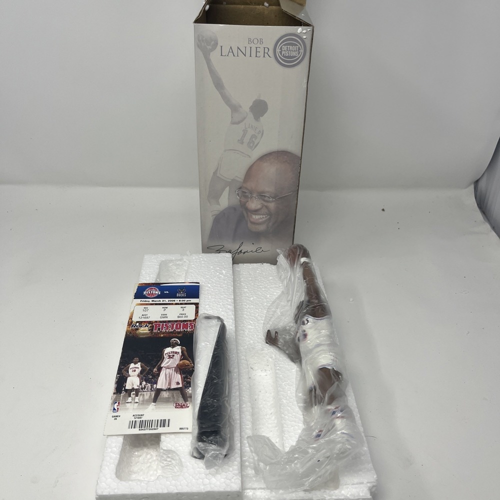Detroit Pistons‎ Bob Lanier Flashback Friday's Limited Edition Bobblehead/Box